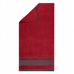 Ręcznik 100x150 Cm Bawełniany Czerwony Panama