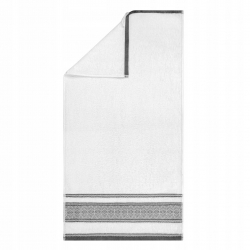 Ręcznik 100x150 Cm Bawełniany Biały Panama