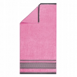 Ręcznik 70x140 Cm Bawełniany Różowy Panama