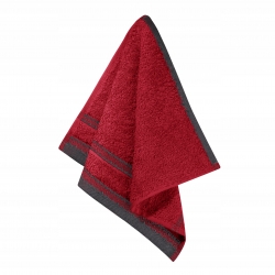 Ręcznik 50x90 Cm Bawełniany Czerwony Panama
