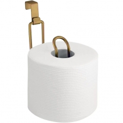 Uchwyt na Papier Toaletowy Złoty Wieszak Metalowy WC