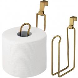 Uchwyt na Papier Toaletowy Złoty Wieszak Metalowy WC