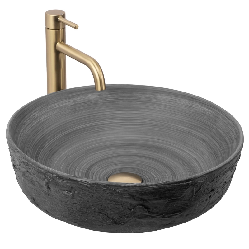Umywalka nablatowa Rea Babilon Silver