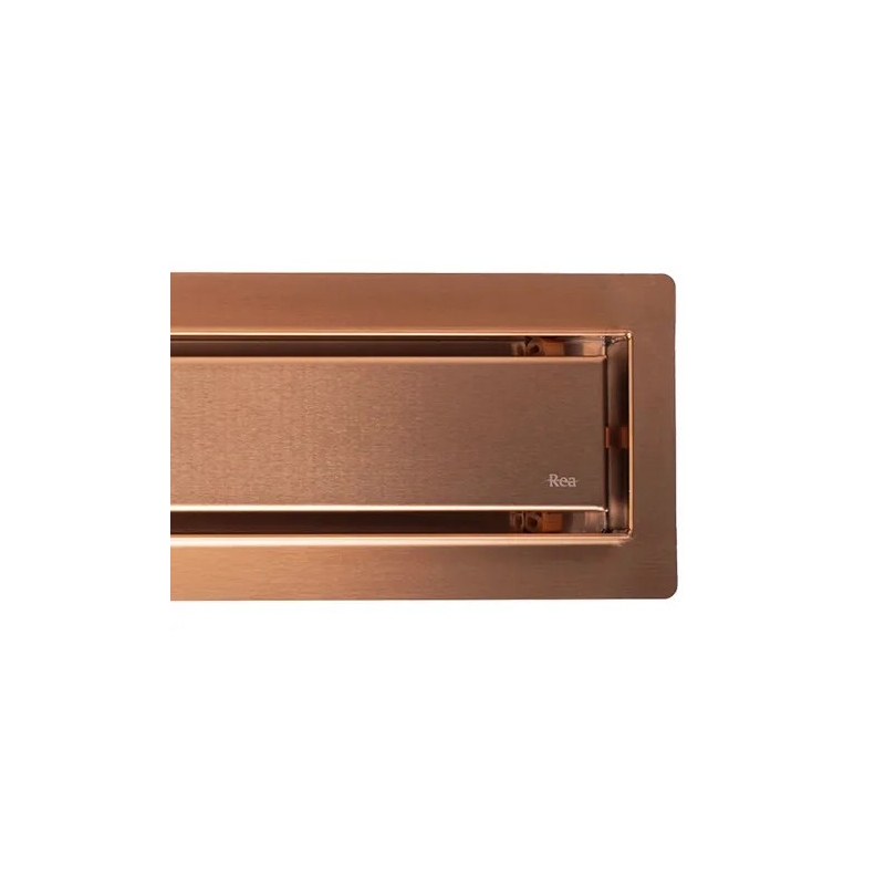 Odpływ Liniowy Rea Neox Pro Brush Copper 80