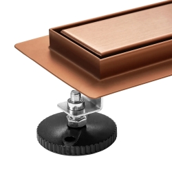 Odpływ Liniowy Rea Neox Pro Brush Copper 100