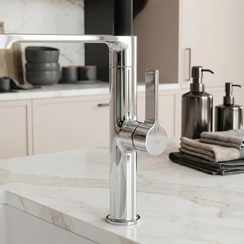 Bateria kuchenna Rea Lago Chrom