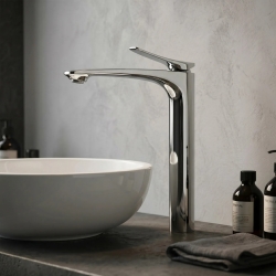 Bateria Umywalkowa PREMIUM REA Vision Chrom Wysoka