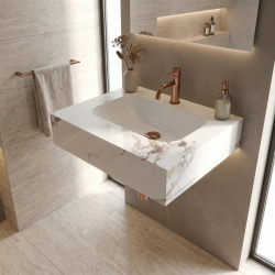 Umywalka ścienna Rea Aresa Cold Jade 60