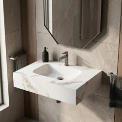 Umywalka ścienna Rea Aresa Cold Jade 70